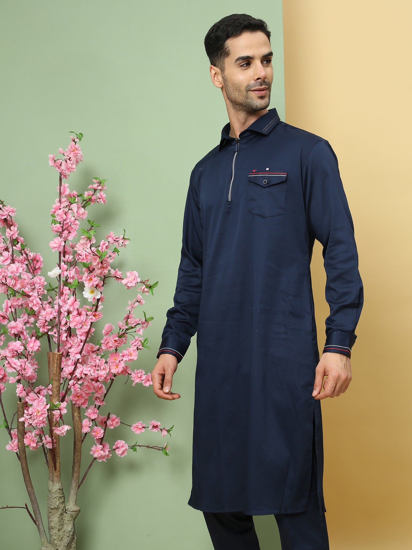 BALTIC SEA PATHANI KURTA SET