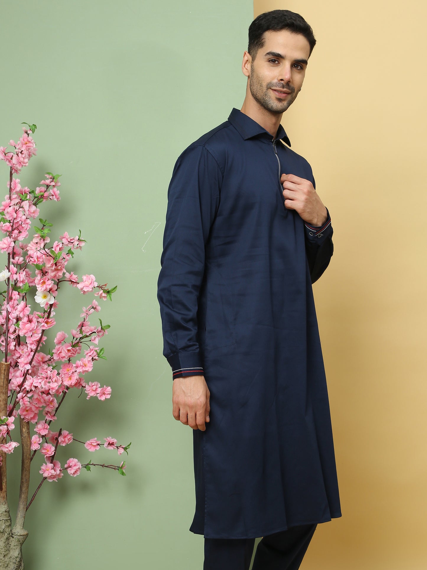 BALTIC SEA PATHANI KURTA SET