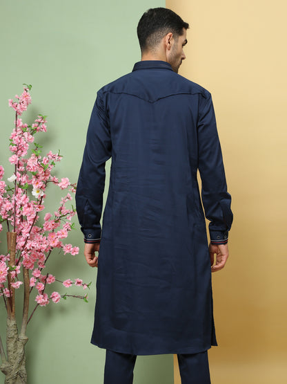 BALTIC SEA PATHANI KURTA SET